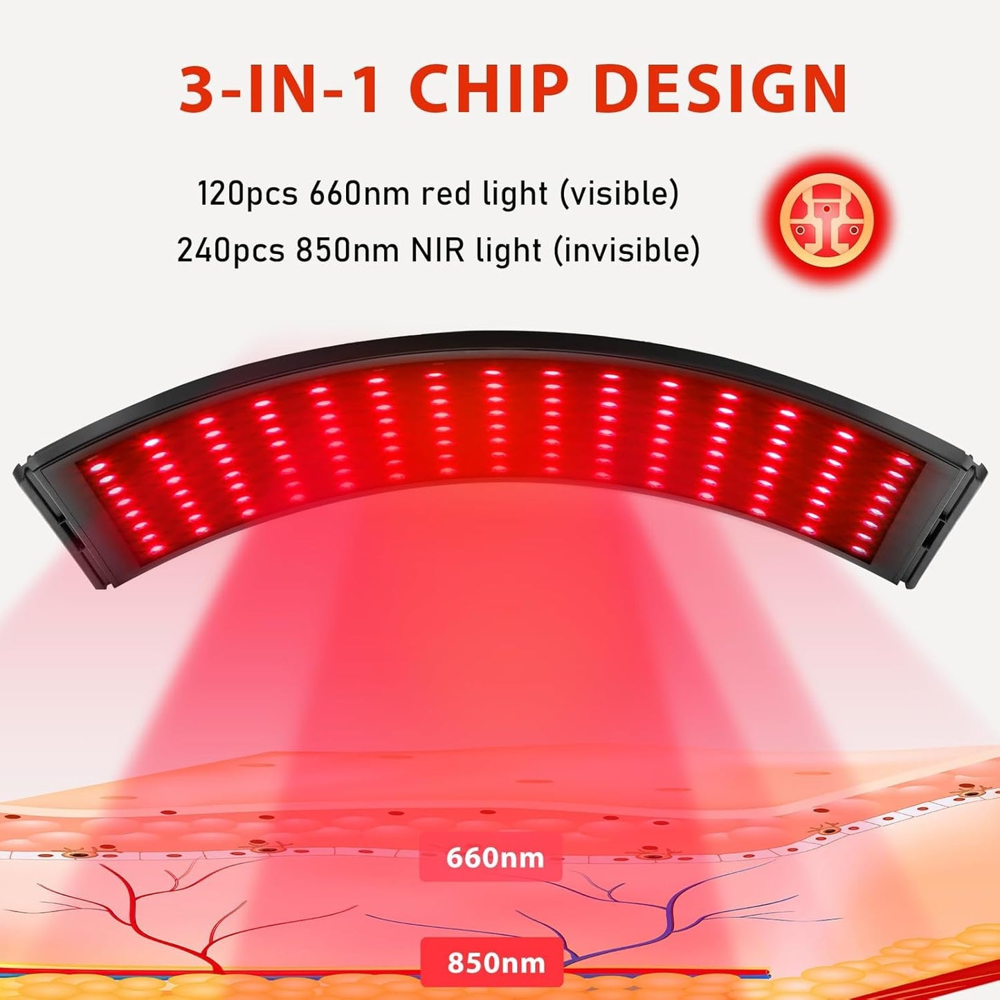 RECOVRY LAMP - Adjustable Red Light Therapy Panel – Muscle Recovery & Anti-Aging Solution