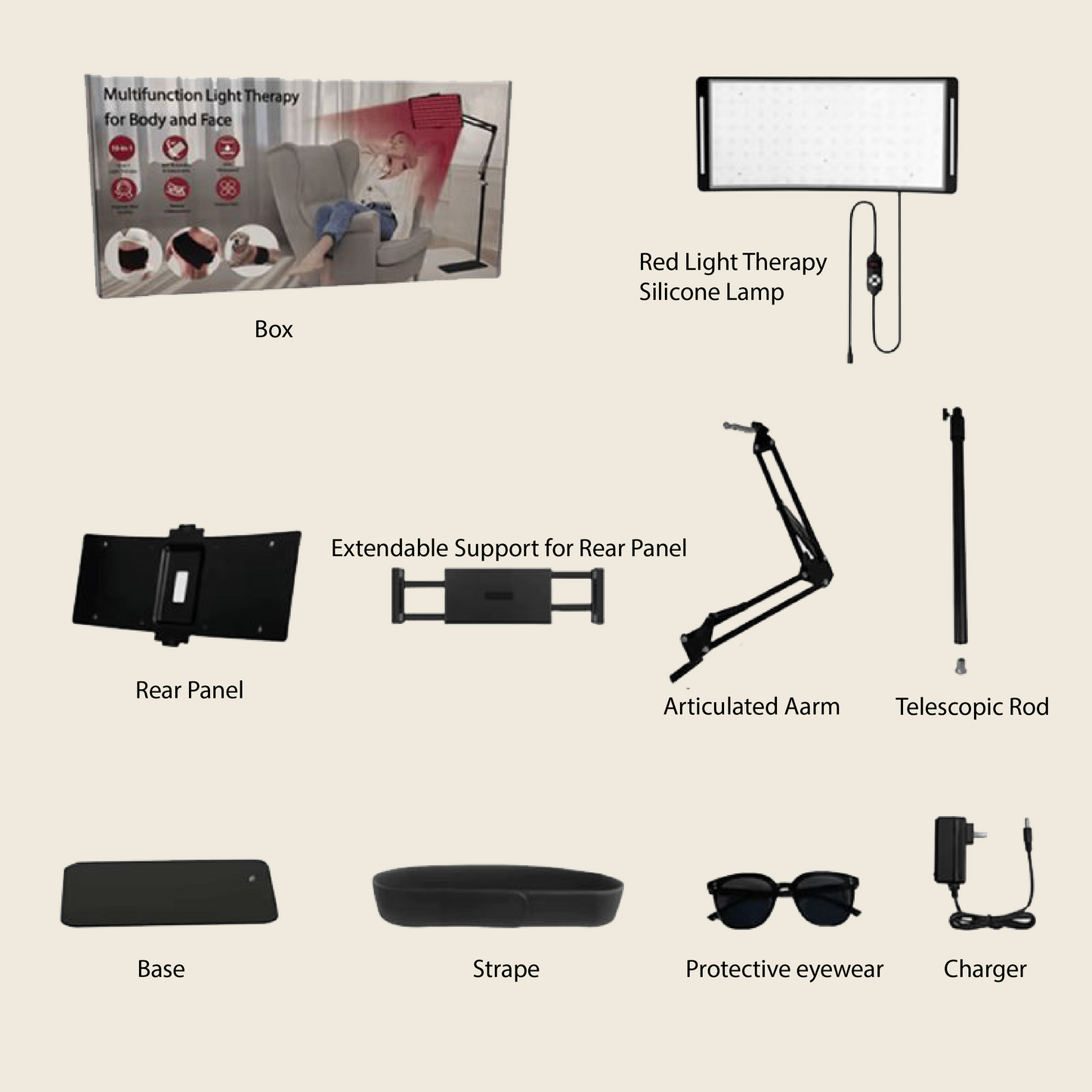 RECOVRY LAMP - Adjustable Red Light Therapy Panel – Muscle Recovery & Anti-Aging Solution