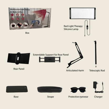 RECOVRY LAMP - Adjustable Red Light Therapy Panel – Muscle Recovery & Anti-Aging Solution